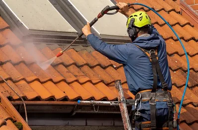 Démoussage et hydrofuge de toiture à Eysus